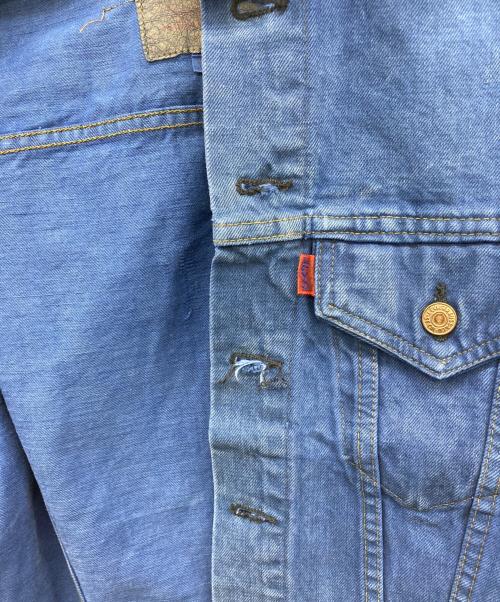 LEVI'S（リーバイス）LEVI'S (リーバイス) 後染めデニムジャケット ブルー サイズ:不明の古着・服飾アイテム
