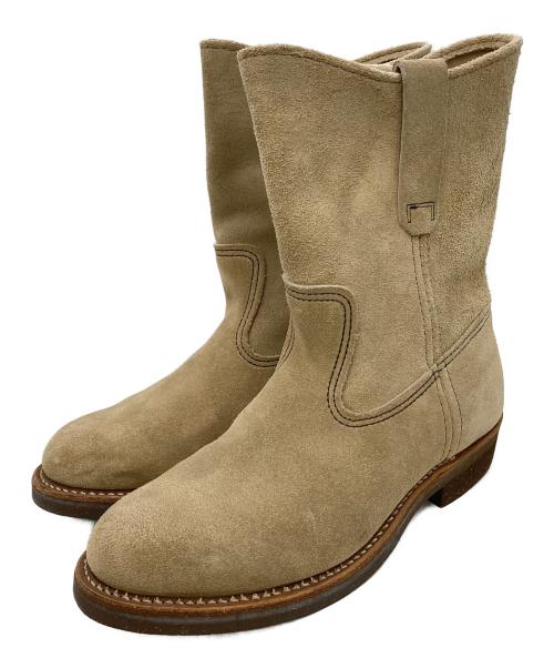 RED WING（レッドウィング）RED WING (レッドウィング) ペコスブーツ ベージュ サイズ:6の古着・服飾アイテム