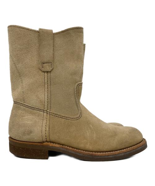 RED WING（レッドウィング）RED WING (レッドウィング) ペコスブーツ ベージュ サイズ:6の古着・服飾アイテム