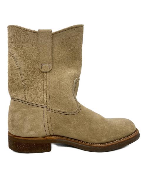 RED WING（レッドウィング）RED WING (レッドウィング) ペコスブーツ ベージュ サイズ:6の古着・服飾アイテム