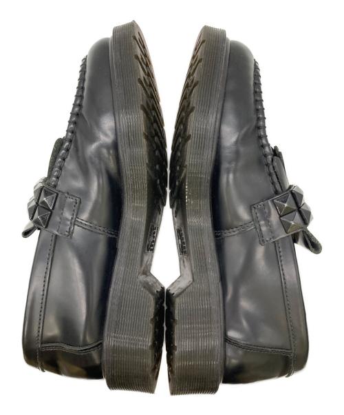 Dr.Martens（ドクターマーチン）Dr.Martens (ドクターマーチン) スタッズフリンジローファー ブラック サイズ:US6の古着・服飾アイテム