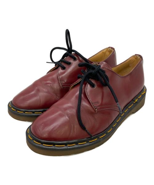 Dr.Martens（ドクターマーチン）Dr.Martens (ドクターマーチン) 3ホールレザーシューズ レッド サイズ:5の古着・服飾アイテム