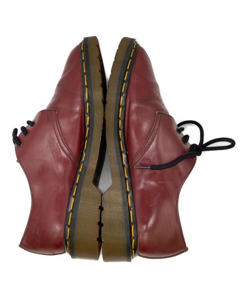 Dr.Martens（ドクターマーチン）Dr.Martens (ドクターマーチン) 3ホールレザーシューズ レッド サイズ:5の古着・服飾アイテム