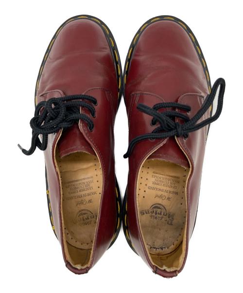 Dr.Martens（ドクターマーチン）Dr.Martens (ドクターマーチン) 3ホールレザーシューズ レッド サイズ:5の古着・服飾アイテム