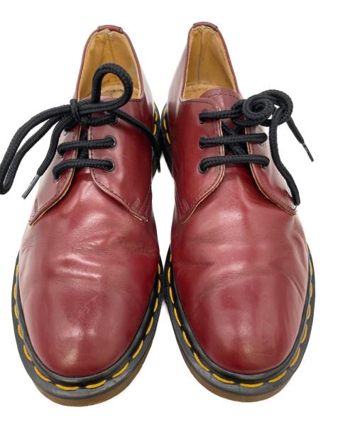 Dr.Martens（ドクターマーチン）Dr.Martens (ドクターマーチン) 3ホールレザーシューズ レッド サイズ:5の古着・服飾アイテム