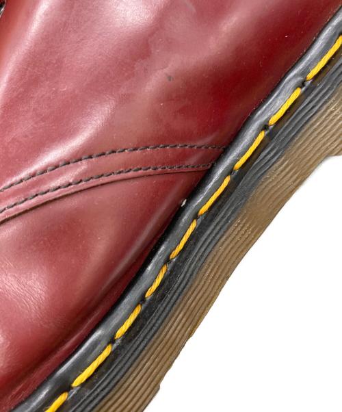 Dr.Martens（ドクターマーチン）Dr.Martens (ドクターマーチン) 3ホールレザーシューズ レッド サイズ:5の古着・服飾アイテム