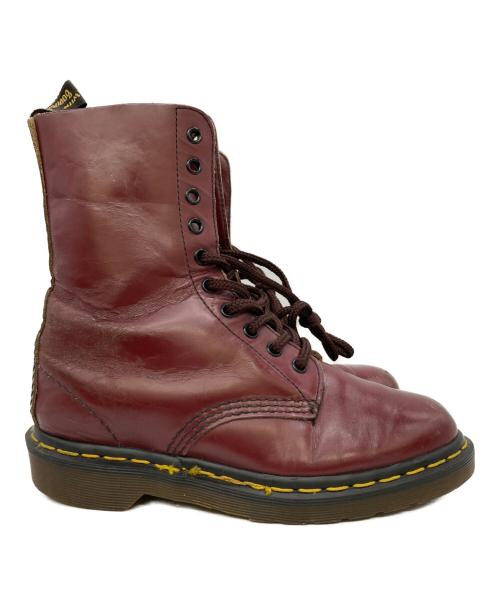 Dr.Martens（ドクターマーチン）Dr.Martens (ドクターマーチン) 10ホールブーツ レッド サイズ:4 2/1の古着・服飾アイテム