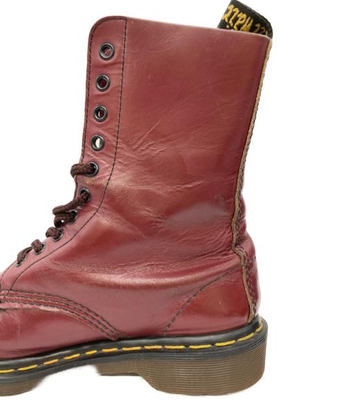 Dr.Martens（ドクターマーチン）Dr.Martens (ドクターマーチン) 10ホールブーツ レッド サイズ:4 2/1の古着・服飾アイテム