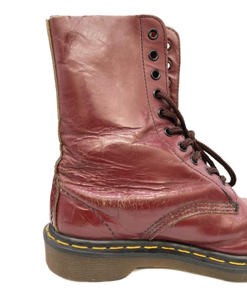 Dr.Martens（ドクターマーチン）Dr.Martens (ドクターマーチン) 10ホールブーツ レッド サイズ:4 2/1の古着・服飾アイテム
