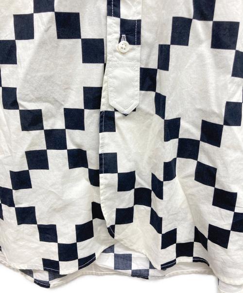 Engineered Garments（エンジニアド ガーメンツ）Engineered Garments (エンジニアド ガーメンツ) Copley Shirt-Cotton Checker ブラック×ホワイト サイズ:Sの古着・服飾アイテム