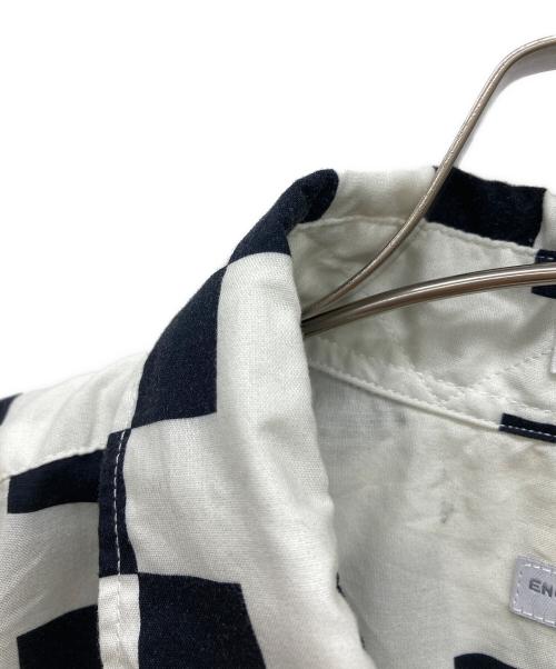 Engineered Garments（エンジニアド ガーメンツ）Engineered Garments (エンジニアド ガーメンツ) Copley Shirt-Cotton Checker ブラック×ホワイト サイズ:Sの古着・服飾アイテム