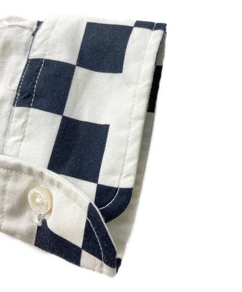 Engineered Garments（エンジニアド ガーメンツ）Engineered Garments (エンジニアド ガーメンツ) Copley Shirt-Cotton Checker ブラック×ホワイト サイズ:Sの古着・服飾アイテム