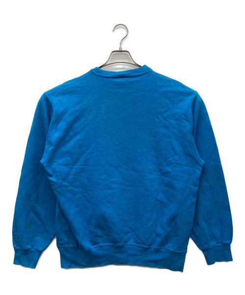 Champion（チャンピオン）Champion (チャンピオン) 前Vガゼットプリントスウェット ブルー サイズ:X-LARGEの古着・服飾アイテム