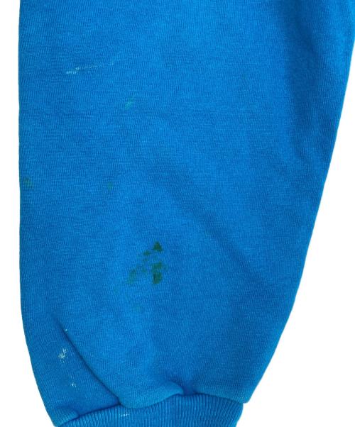 Champion（チャンピオン）Champion (チャンピオン) 前Vガゼットプリントスウェット ブルー サイズ:X-LARGEの古着・服飾アイテム