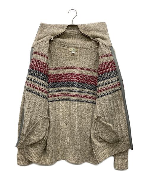 L.L.Bean（エルエルビーン）L.L.Bean (エルエルビーン) ドライバーズニット ベージュ サイズ:Lの古着・服飾アイテム