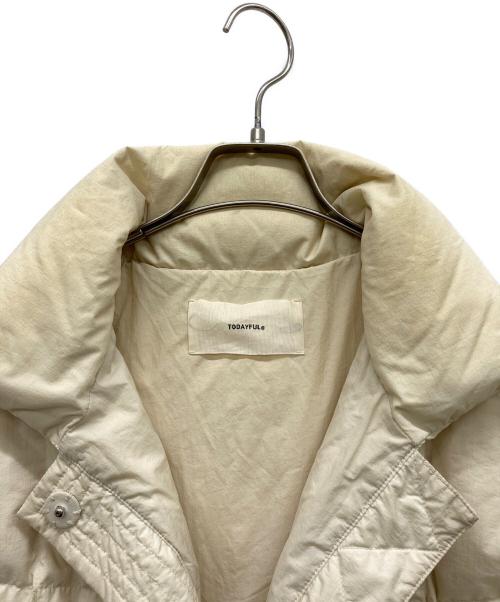 TODAYFUL（トゥデイフル）TODAYFUL (トゥデイフル) Standcollar Down Jacket アイボリー サイズ:36の古着・服飾アイテム