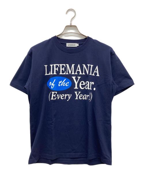 LIFEMANIA（ライフマニア）LIFEMANIA (ライフマニア) of the year.T ネイビー サイズ:Ｌの古着・服飾アイテム