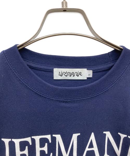 LIFEMANIA（ライフマニア）LIFEMANIA (ライフマニア) of the year.T ネイビー サイズ:Ｌの古着・服飾アイテム