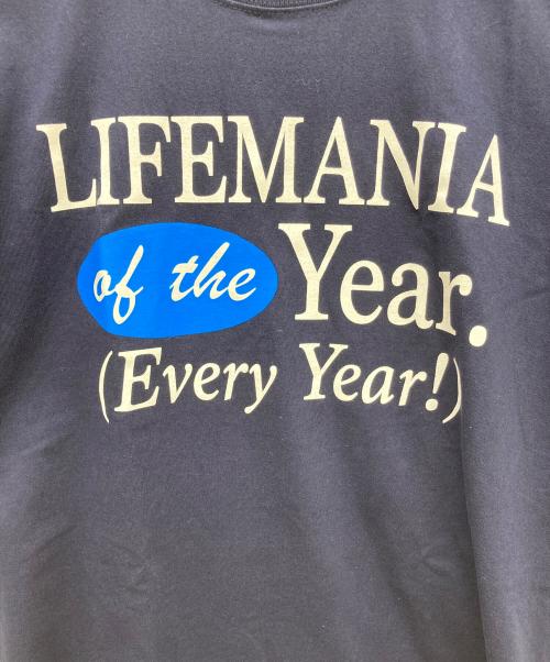 LIFEMANIA（ライフマニア）LIFEMANIA (ライフマニア) of the year.T ネイビー サイズ:Ｌの古着・服飾アイテム