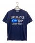 LIFEMANIA（ライフマニア）の古着「of the year.T」｜ネイビー