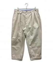 BEAMS PLUS（ビームスプラス）の古着「2 Pleats Trousers Twill」｜ベージュ