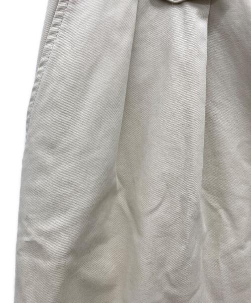 BEAMS PLUS（ビームスプラス）BEAMS PLUS (ビームスプラス) 2 Pleats Trousers Twill ベージュ サイズ:XLの古着・服飾アイテム