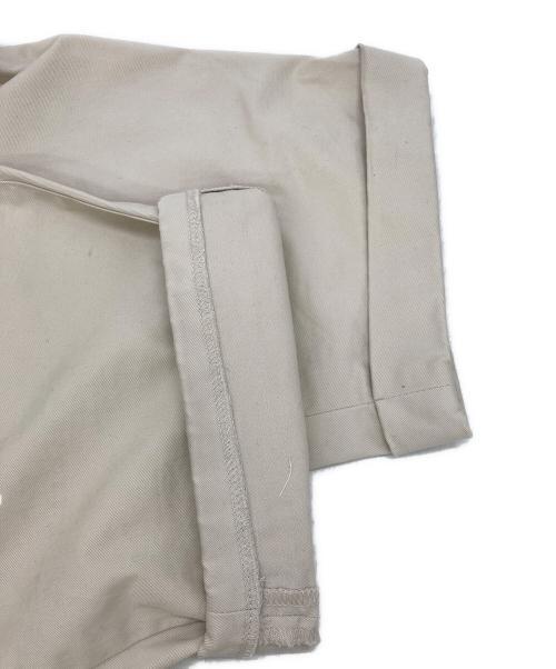BEAMS PLUS（ビームスプラス）BEAMS PLUS (ビームスプラス) 2 Pleats Trousers Twill ベージュ サイズ:XLの古着・服飾アイテム