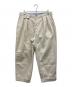 BEAMS PLUS（ビームスプラス）の古着「2 Pleats Trousers Twill」｜ベージュ