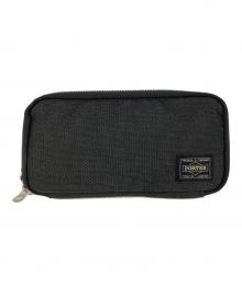PORTER（ポーター）の古着「LONG WALLET スモーキー」｜ブラック