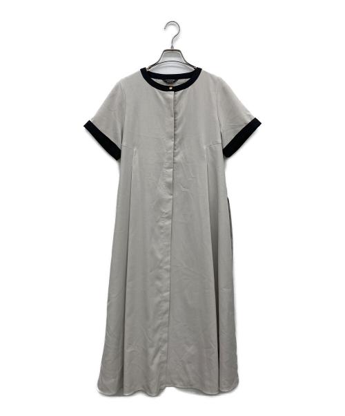 ROSSO（ロッソ）ROSSO (ロッソ) Aラインショートスリーブワンピース ベージュ サイズ:Freeの古着・服飾アイテム