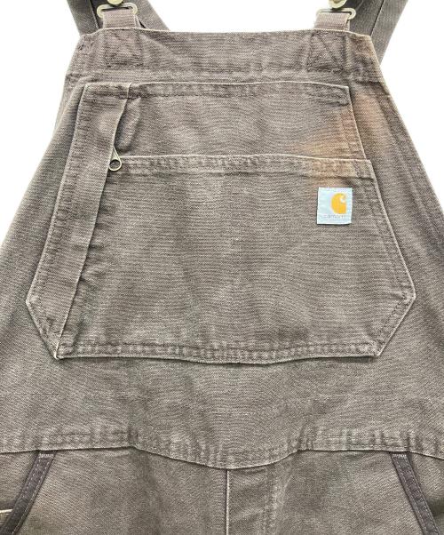 CarHartt（カーハート）CarHartt (カーハート) ダック地オーバーオール ブラウン サイズ:Ｍの古着・服飾アイテム