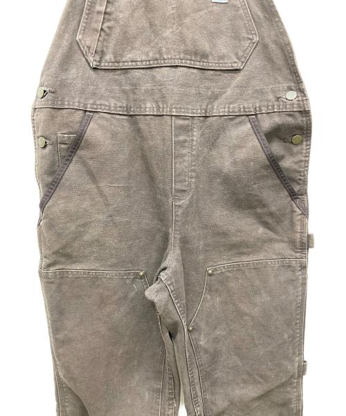 CarHartt（カーハート）CarHartt (カーハート) ダック地オーバーオール ブラウン サイズ:Ｍの古着・服飾アイテム
