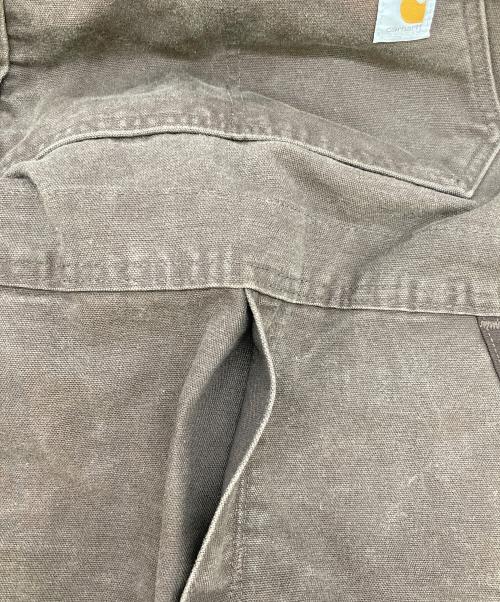 CarHartt（カーハート）CarHartt (カーハート) ダック地オーバーオール ブラウン サイズ:Ｍの古着・服飾アイテム