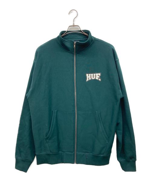 HUF（ハフ）HUF (ハフ) ジップアップスウェット ブラック サイズ:Ｌの古着・服飾アイテム