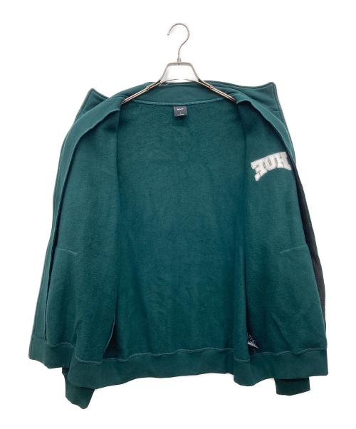HUF（ハフ）HUF (ハフ) ジップアップスウェット ブラック サイズ:Ｌの古着・服飾アイテム