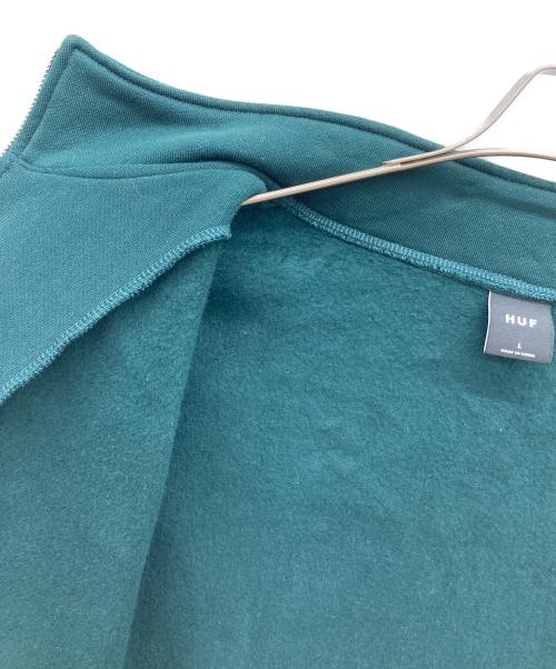 HUF（ハフ）HUF (ハフ) ジップアップスウェット ブラック サイズ:Ｌの古着・服飾アイテム