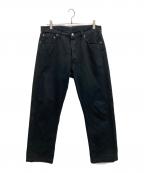 LEVI'Sリーバイス）の古着「501後染めブラックデニムパンツ」｜ブラック