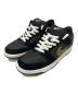 NIKE（ナイキ）の古着「ローカットスニーカー」｜ブラック×ゴールド
