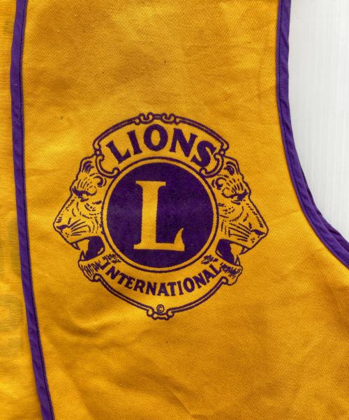 Champion（チャンピオン）Champion (チャンピオン) 60s ヴィンテージベスト ランタグ イエロー サイズ:MEDIUMの古着・服飾アイテム
