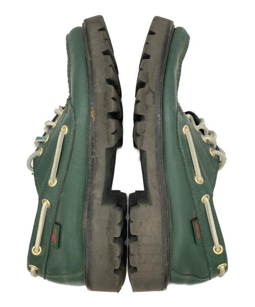 G.H.BASS（ジーエイチバス）G.H.BASS (ジーエイチバス) デッキシューズ グリーン サイズ:42の古着・服飾アイテム