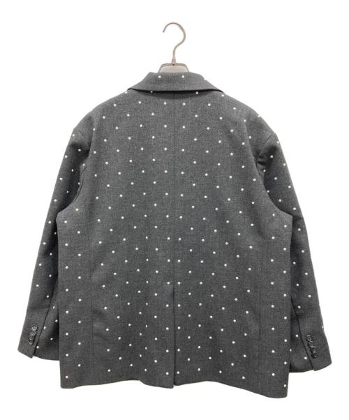 CLANE（クラネ）CLANE (クラネ) パールドット テーラードジャケット グレー サイズ:1の古着・服飾アイテム