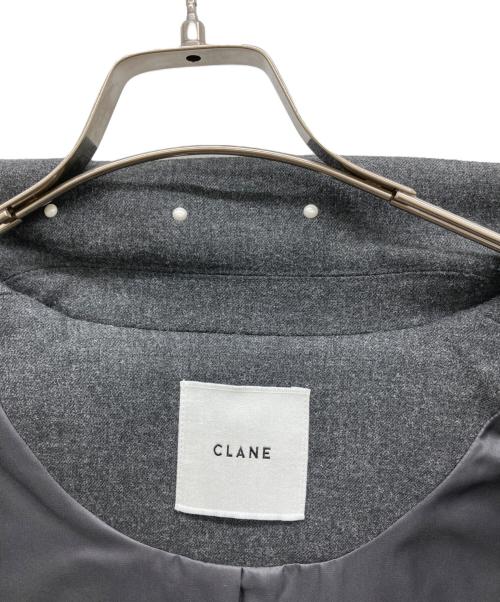 CLANE（クラネ）CLANE (クラネ) パールドット テーラードジャケット グレー サイズ:1の古着・服飾アイテム