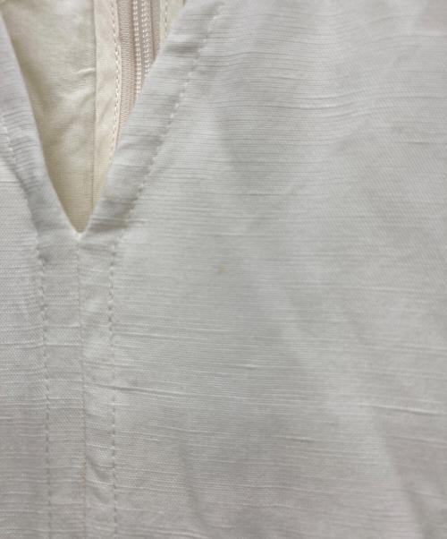 toteme（トーテム）toteme (トーテム) FLUID V-NECK DRESS ホワイト サイズ:40の古着・服飾アイテム