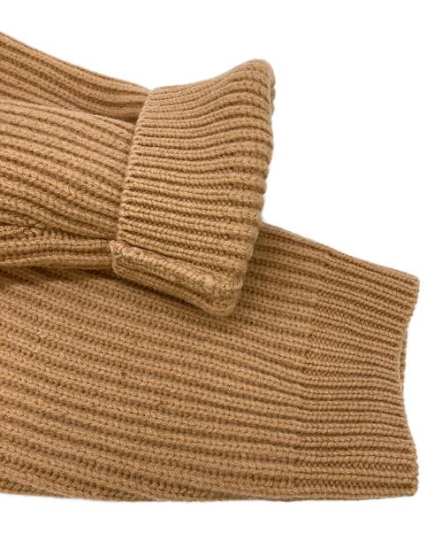 ebure（エブール）EBURE (エブール) V Neck Longsleeve Knit Tops ブラウン サイズ:なしの古着・服飾アイテム