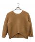 EBURE（エブール）の古着「V Neck Longsleeve Knit Tops」｜ブラウン