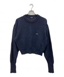 ROTATE（ロテート）の古着「KNIT PUFF CREWNECK」｜ネイビー