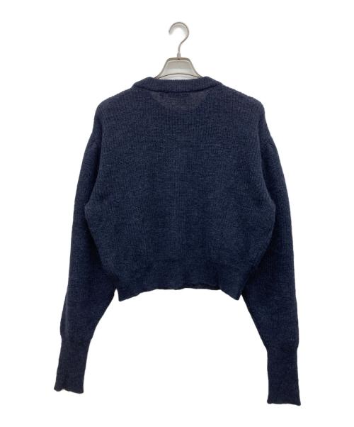 ROTATE（ロテート）ROTATE (ロテート) KNIT PUFF CREWNECK ネイビー サイズ:IT 46 未使用品の古着・服飾アイテム