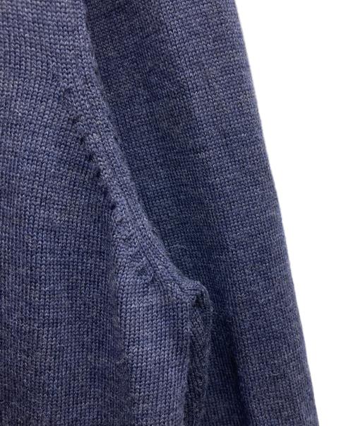 maison kitsune（メゾンキツネ）MAISON KITSUNE (メゾンキツネ) クルーネックニット セーター ネイビー サイズ:Sの古着・服飾アイテム
