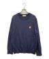 MAISON KITSUNE（メゾンキツネ）の古着「クルーネックニット セーター」｜ネイビー