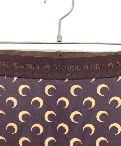 MARINE SERRE（マリーンセル）marine serre (マリーンセル) ムーンレギンスパンツ ブラウン サイズ:Lの古着・服飾アイテム